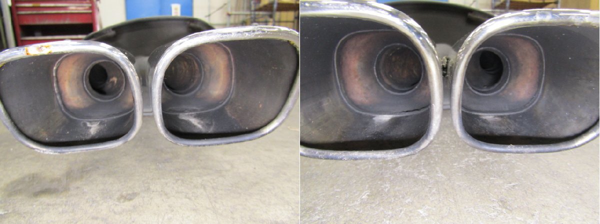 [ дом частного лица рассылка не возможно ][91P+EA1] Toyota Crown Athlete GRS180 MODELISTA Modellista задний muffler 4 трубы квадратное левый правый двойной ..