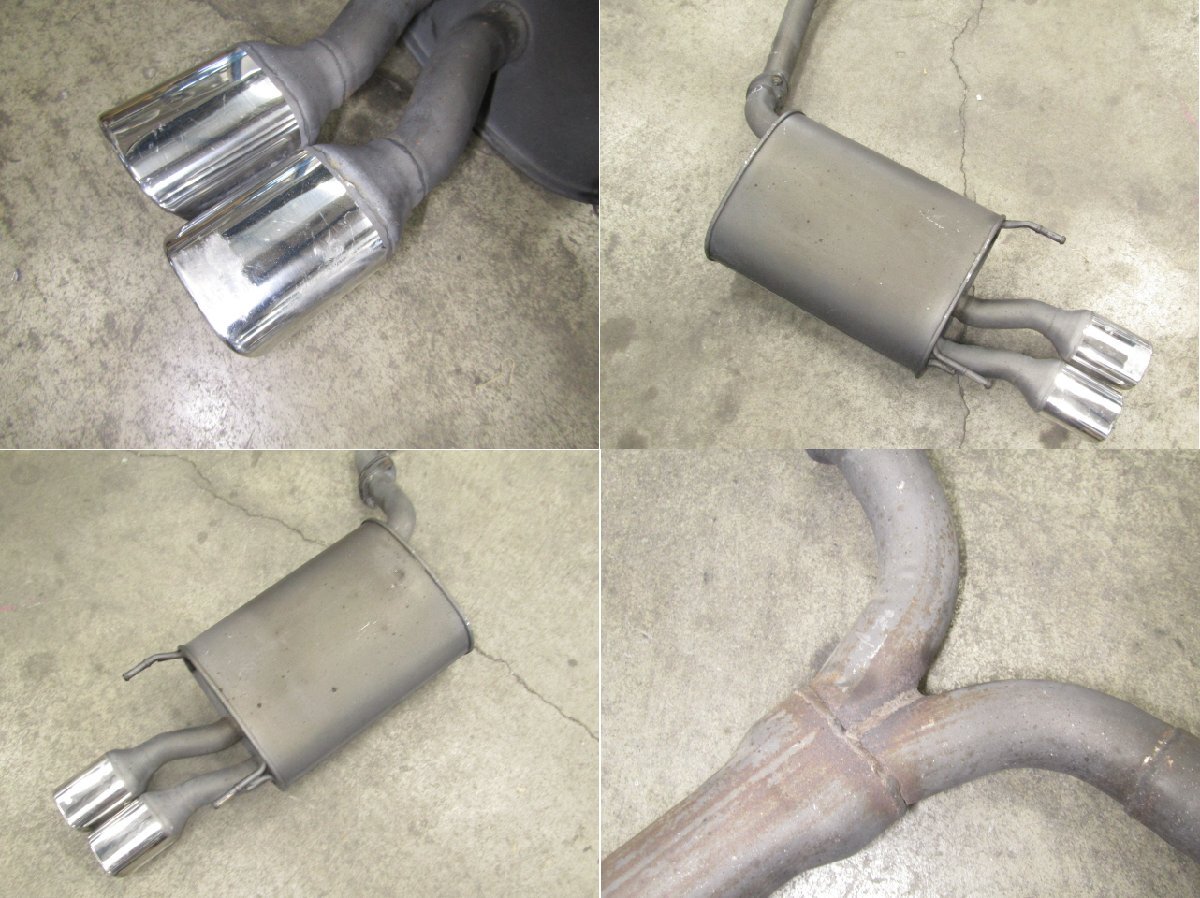 [ дом частного лица рассылка не возможно ][91P+EA1] Toyota Crown Athlete GRS180 MODELISTA Modellista задний muffler 4 трубы квадратное левый правый двойной ..