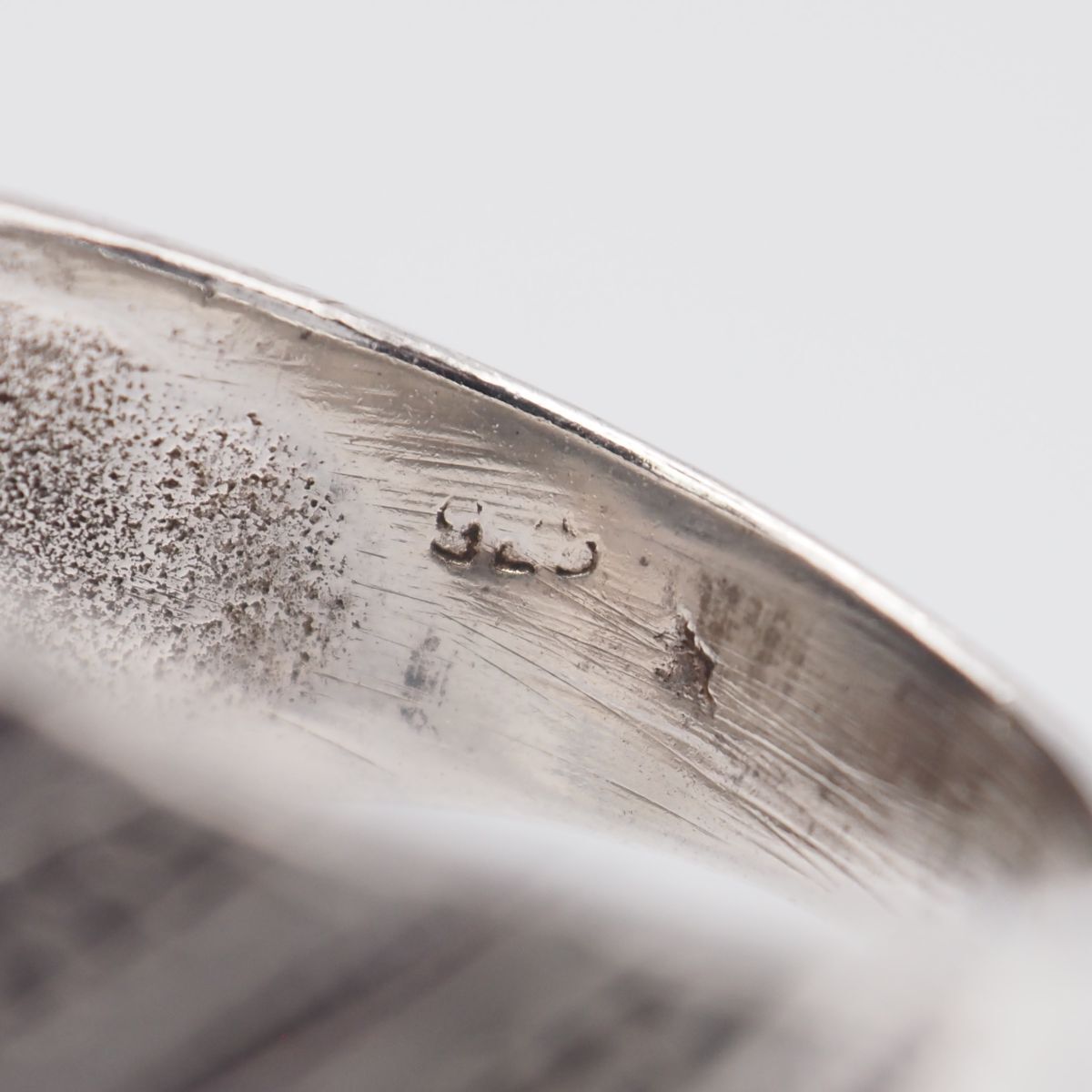 F749 ヴィンテージ マーカサイト 925刻印 リング マルカジット デザイン シルバー 指輪 13号_画像6