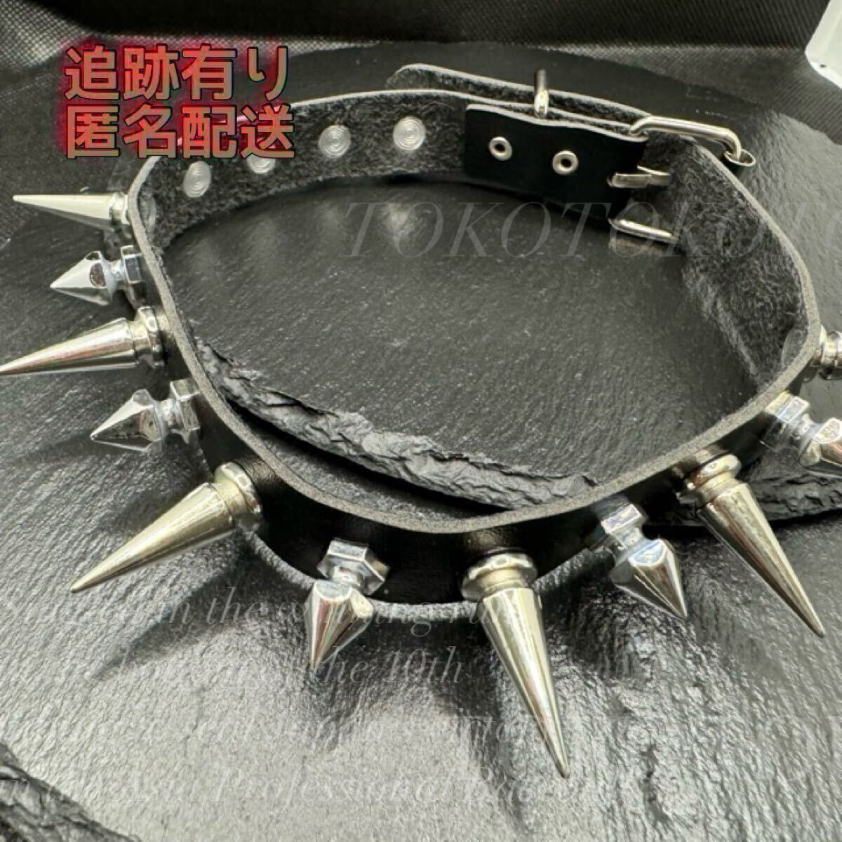 首輪 パンク アクセサリー チョーカー パンクファッション 地雷 ゴスロリ スタッズ コスプレ 原宿 メンズ レディース ナナ 男女兼用_画像1