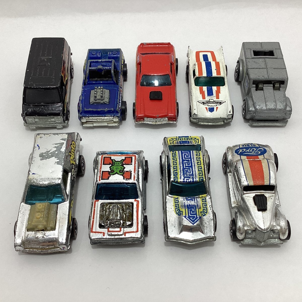 ホットウィール　1969年～1977年　当時物　9台 まとめて　MIGHTY-MAVERICK　POISON Pinto　GREMLIN GRINDER　FUNNY MONEY　等_画像1
