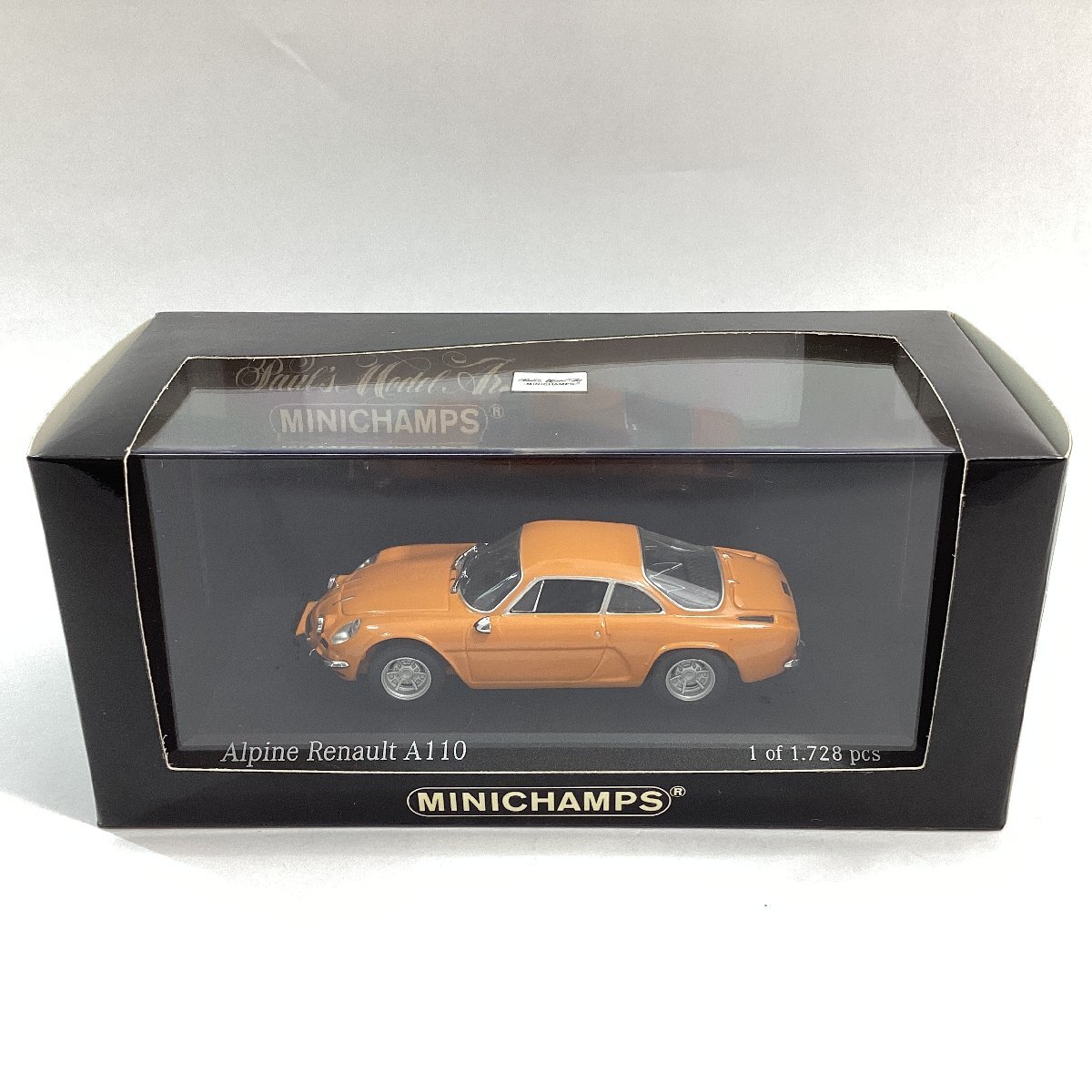 1/43 Minichamps Alpine Renault A110 orange Alpine Renault A110 1963 Orange MINICHAMPS 1/43 Minichamps Alpine Renault A110 orange Alpine Renault A110 1963 Orange MINICHAMPS