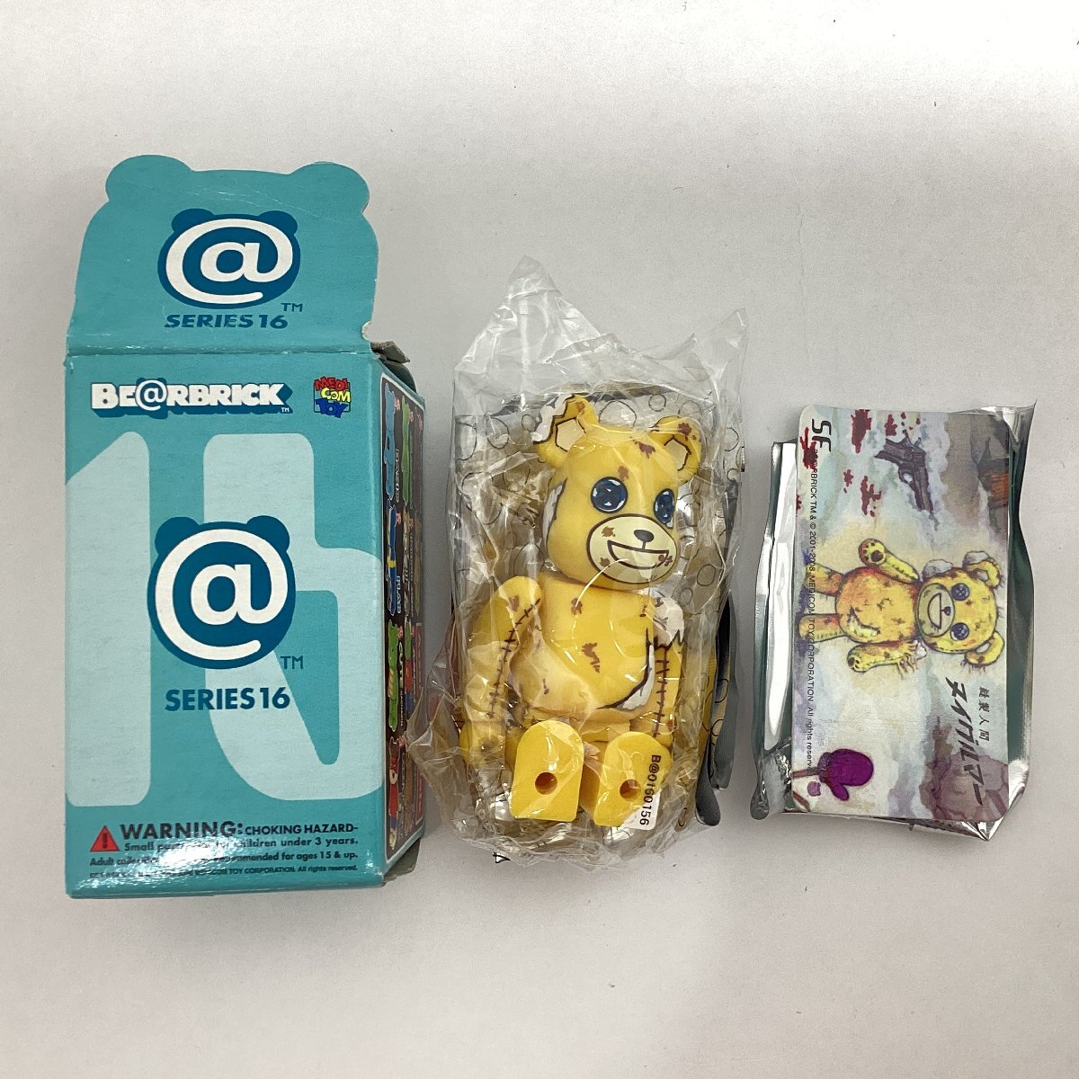 BE@RBRICK ベアブリック　SERIES16　SF　縫製人間 ヌイグルマー　メディコム・トイ　全高約70mm_画像1