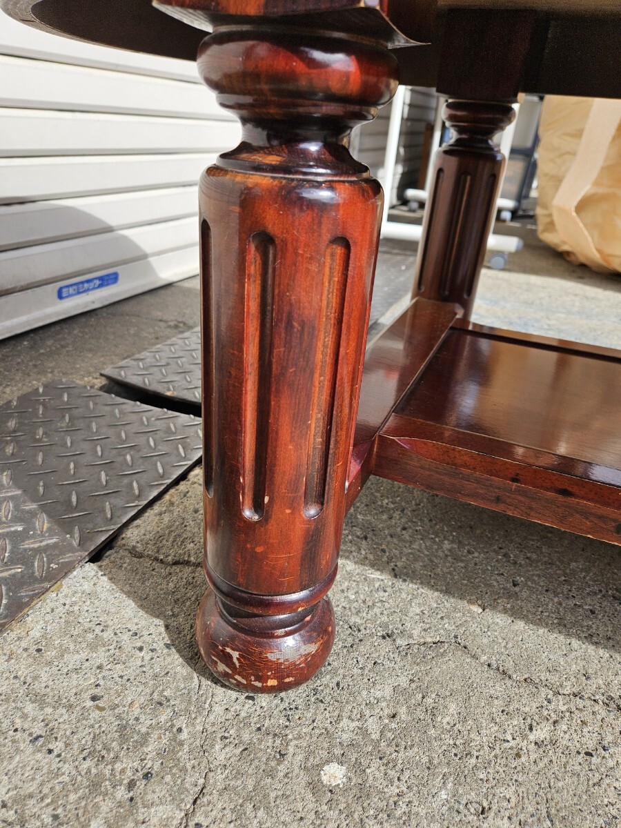 ヴィンテージ 木製のセンターテーブル ローテーブル 応接机