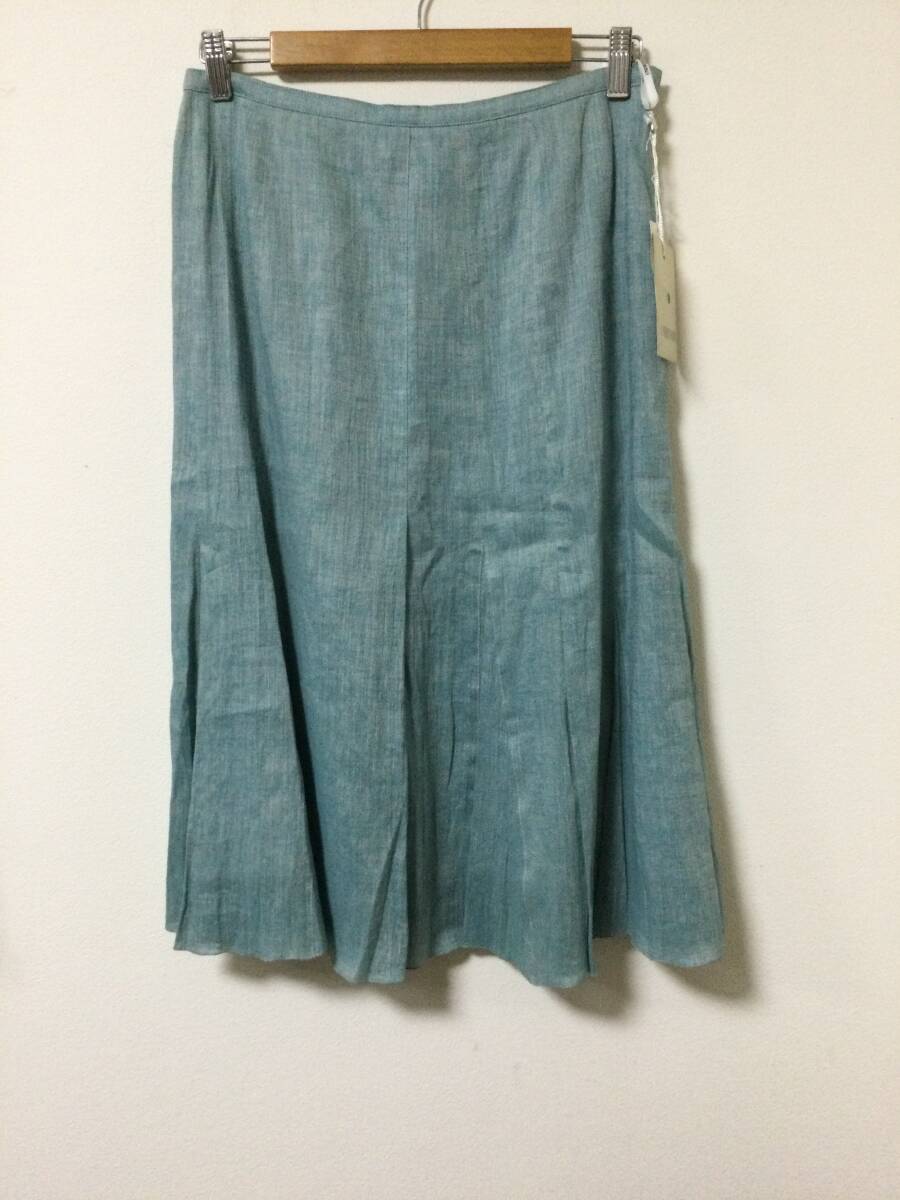 未使用★ ウンディッチ ノーベ UNDICI NOVE リネン混ロングスカート　サイズ44_画像3