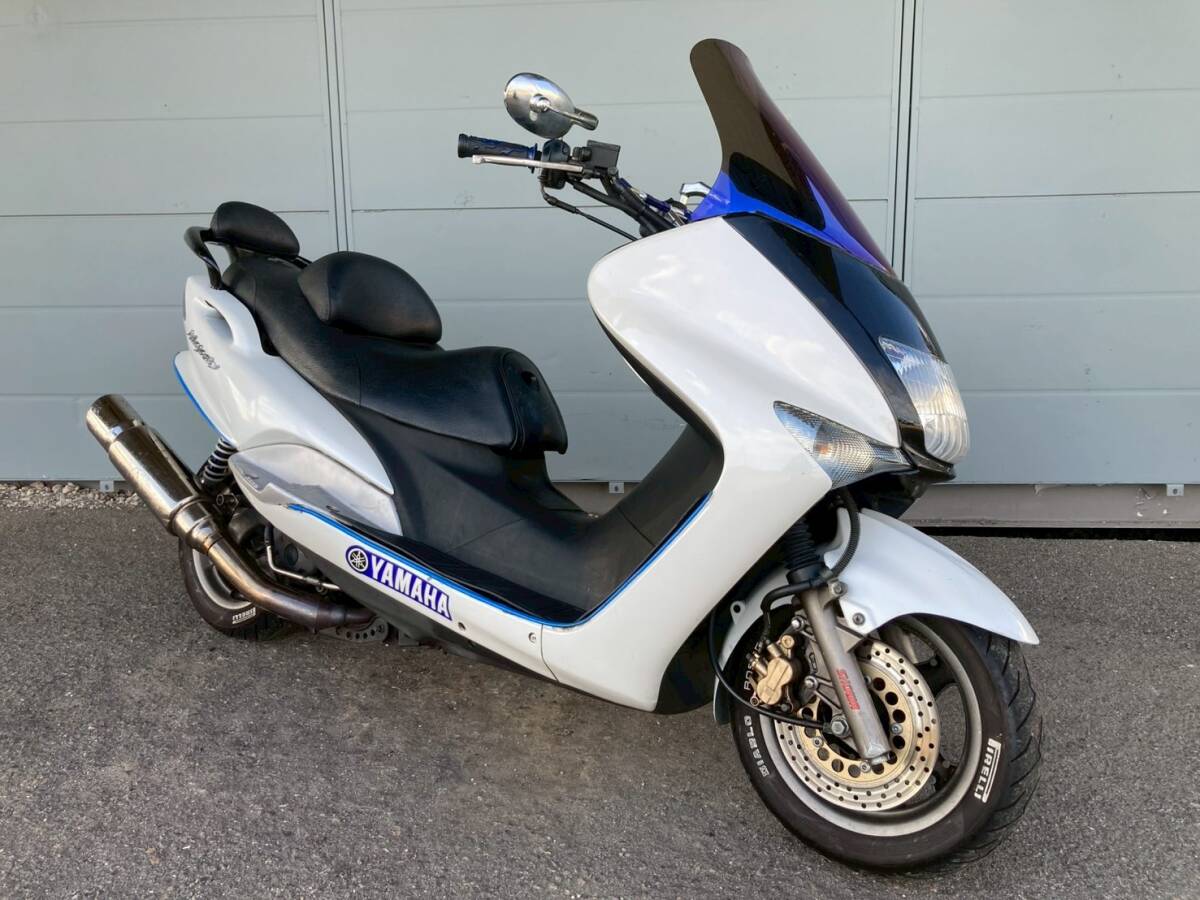 神戸明石発！ヤマハ マジェスティ125(LPRSE27107A)流行りの原付二種?修理レストアベースにいかがでしょう☆彡検）シグナスアドレス