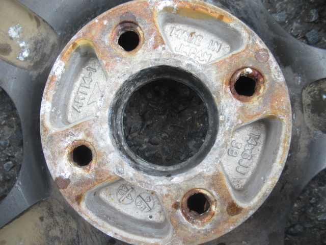 48762 アドバンラリー トライアル ART 14-1 4穴 14×6JJ ホイール 2本 セット トライヤル _画像10