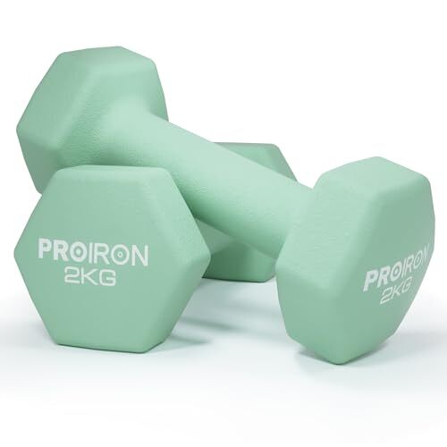 2×2KG PROIRON ダンベル 鉄アレイ 2個セット 1kg/1.5kg/2kg/3kg/4kg/5kg/6kg/8kg/1