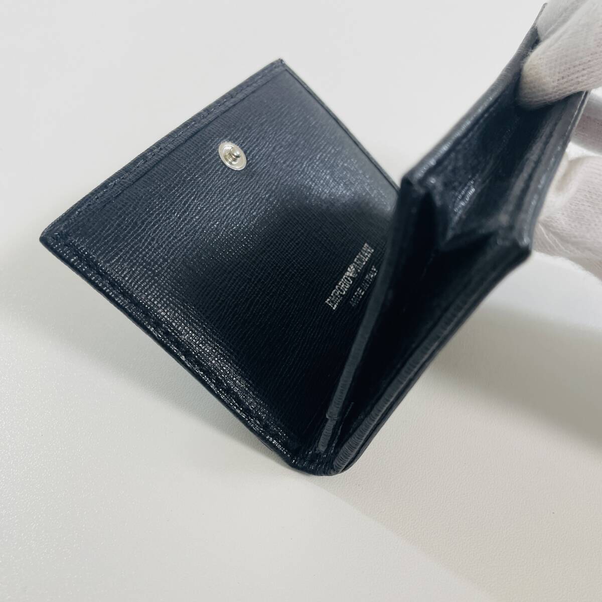 A060 EMPORIO ARMANI アルマーニ 名刺入れ ★1円スタート★1スタ 09140929