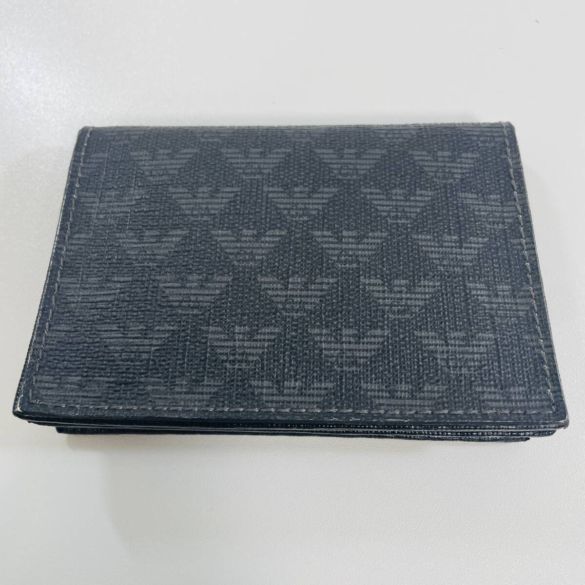A060 EMPORIO ARMANI アルマーニ 名刺入れ ★1円スタート★1スタ 09140929