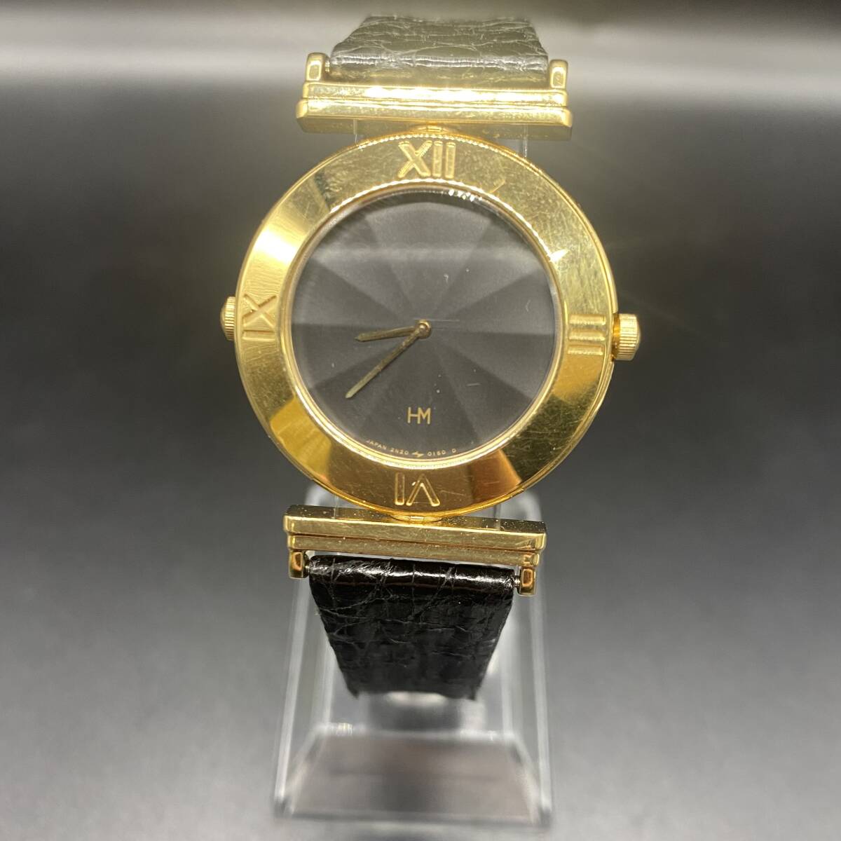 4589B SEIKO HANAE MORI セイコー ハナエモリ HM コラボ ダブルフェイス リーバシブル レディース腕時計 2N20-0070【不動品】