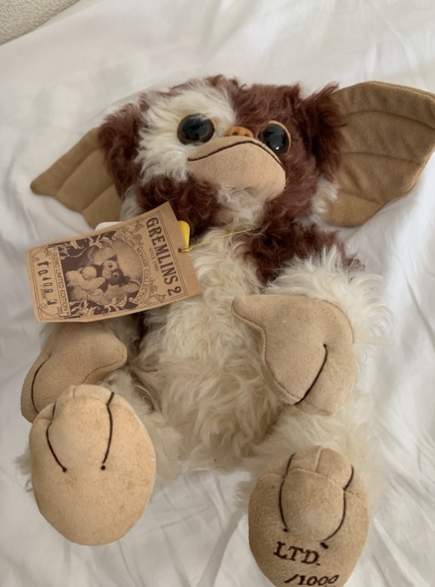 限定 1000個 テディベア ジュンプランニング ギズモ グレムリン GIZMO GREMLINS ストライプ ぬいぐるみ フィギュア 80's 映畫 藤原ヒロシ
