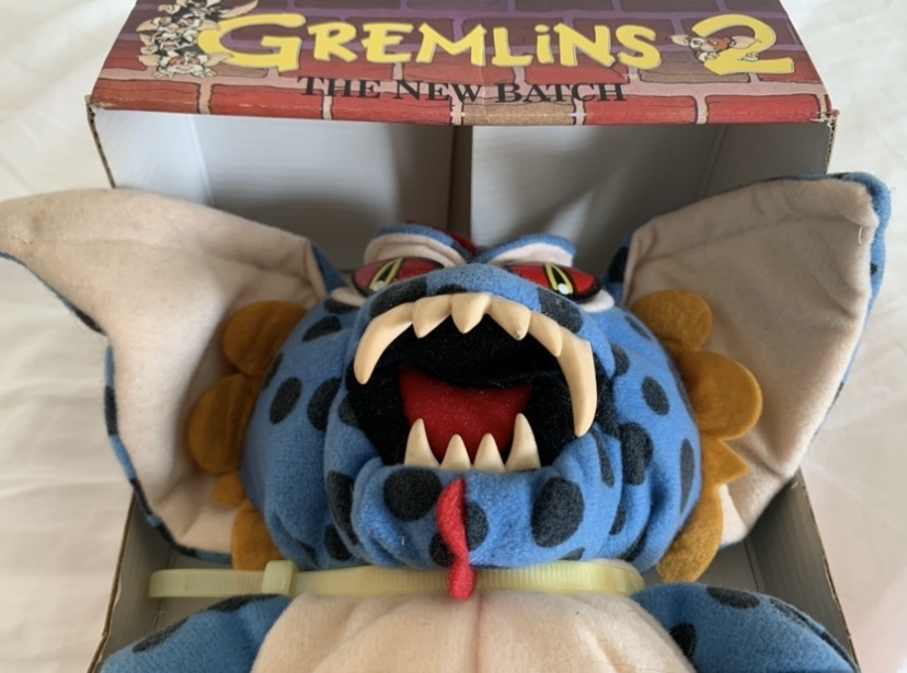 ④當時物 箱 HORNBY ホーンビー トランスフォーム しない グレムリン GREMLINS 2 ギズモ ストライプ ぬいぐるみ フィギュア 91年 80's 映畫