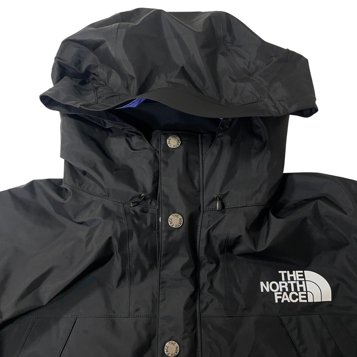 美品 THE NORTH FACE ザ・ノース・フェイス マウンテンレインテックスジャケット ブラック NP12333 Mountain Raintex K 黒 L_画像8
