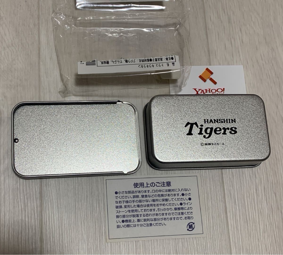 未開封 非売品 バッグ★未使用 キラキラ 空缶★阪神タイガース★TORACO トラコ★阪神 Tigers グッズ ランチ トート タブレット ケース ロゴ_画像7