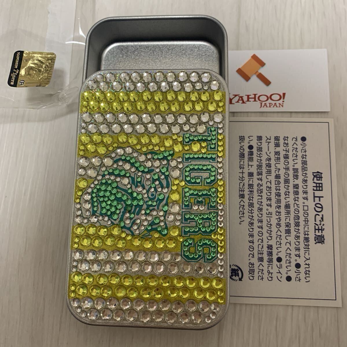 未開封 非売品 バッグ★未使用 キラキラ 空缶★阪神タイガース★TORACO トラコ★阪神 Tigers グッズ ランチ トート タブレット ケース ロゴ_画像9