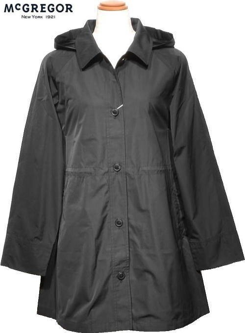 【ブラック L】 マクレガー ブルゾン レディース 311114601 撥水 手洗い可 ジャケット アウター レインブルゾン 春秋にオススメ McGREGOR