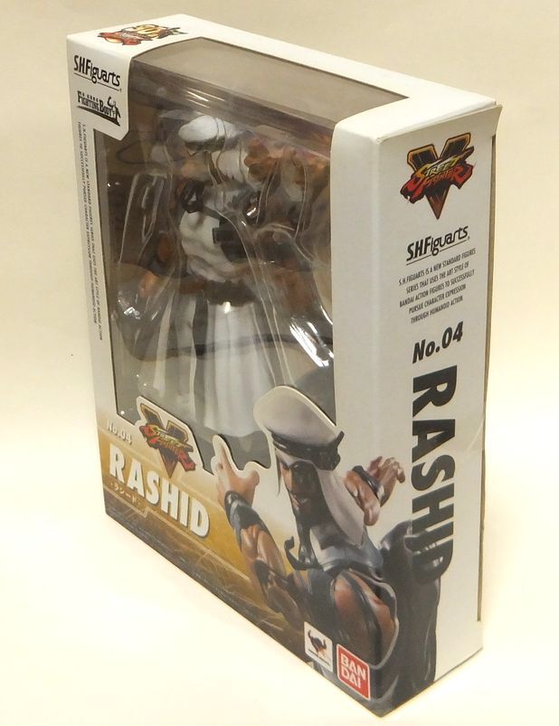 即決 新品未開封 S.H.Figuarts ラシード ストリートファイターV STREET FIGHTER No.04 S.H.フィギュアーツ 可動 フィギュア バンダイ ストV_画像3