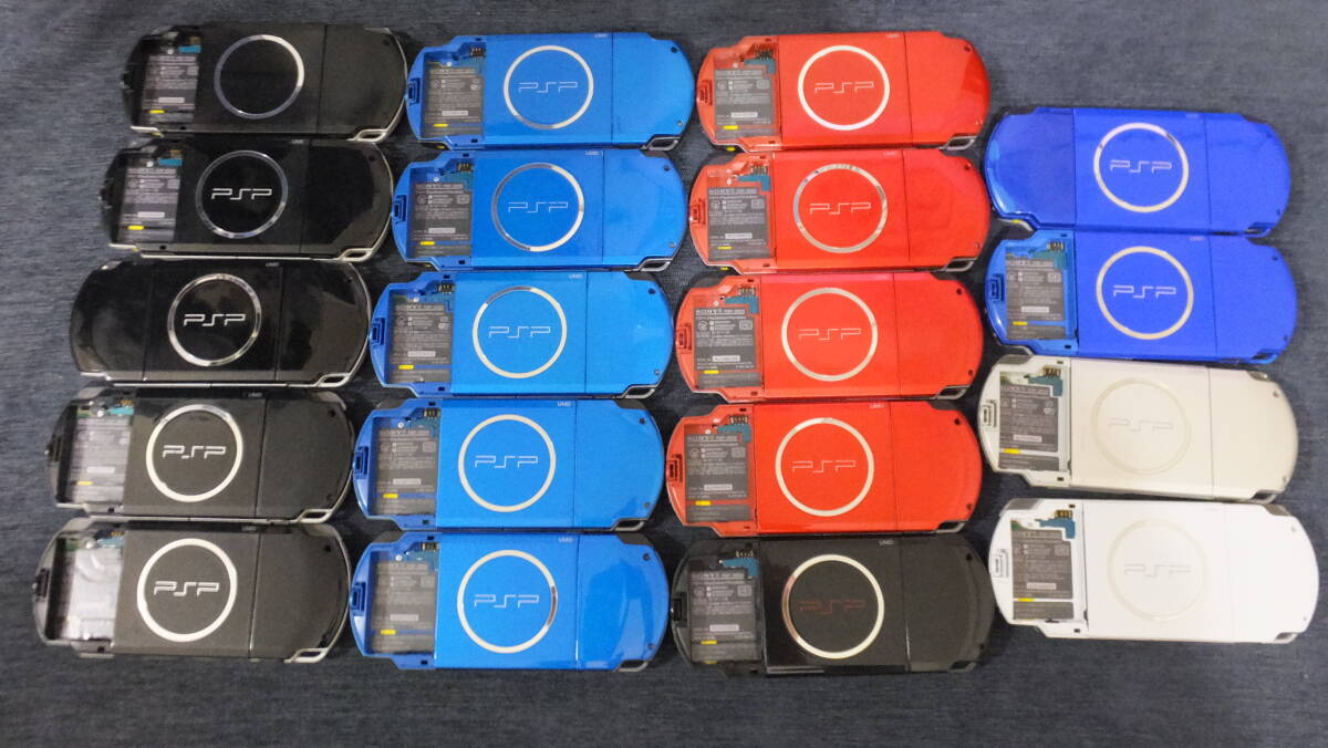 【通電OK】PSP3000本體×19臺(tái)セット 大量まとめ売り