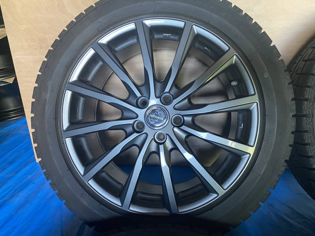 <スタッドレス・美品> BALMINUM 17インチ 215/50R17 2022年製 PCD100 プリウス エクシーガ_画像2