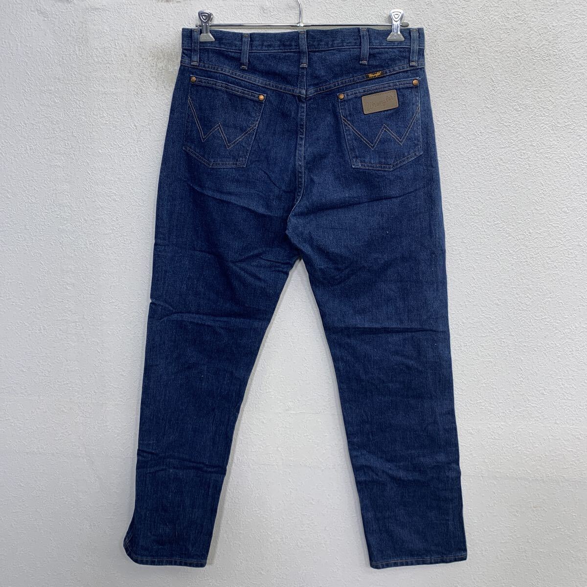 Wrangler デニムパンツ W35 インディゴブルー ラングラー ジップアップ メキシコ製 カジュアル ジーンズ 古着卸 アメリカ仕入 2509-326_画像5