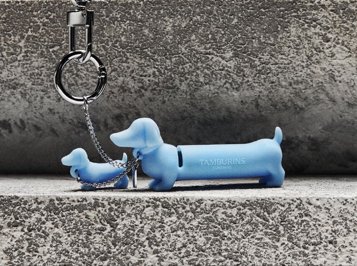 TAMBURINS キーリング　sunshine ケース ブルー タンバリンズ TAMBURINS キーリング sunshine ケース ブルー タンバリンズ