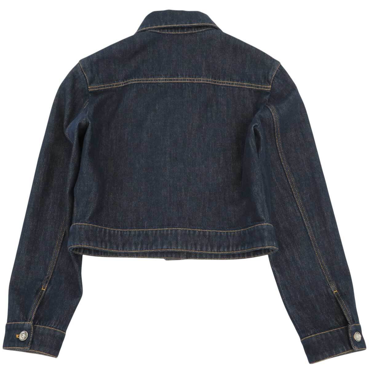 シャネル ココマーク ロングスリーブ デニムジャケット P78799V71012 レディース ブルー CHANEL [美品] 中古 【アパレル?小物】