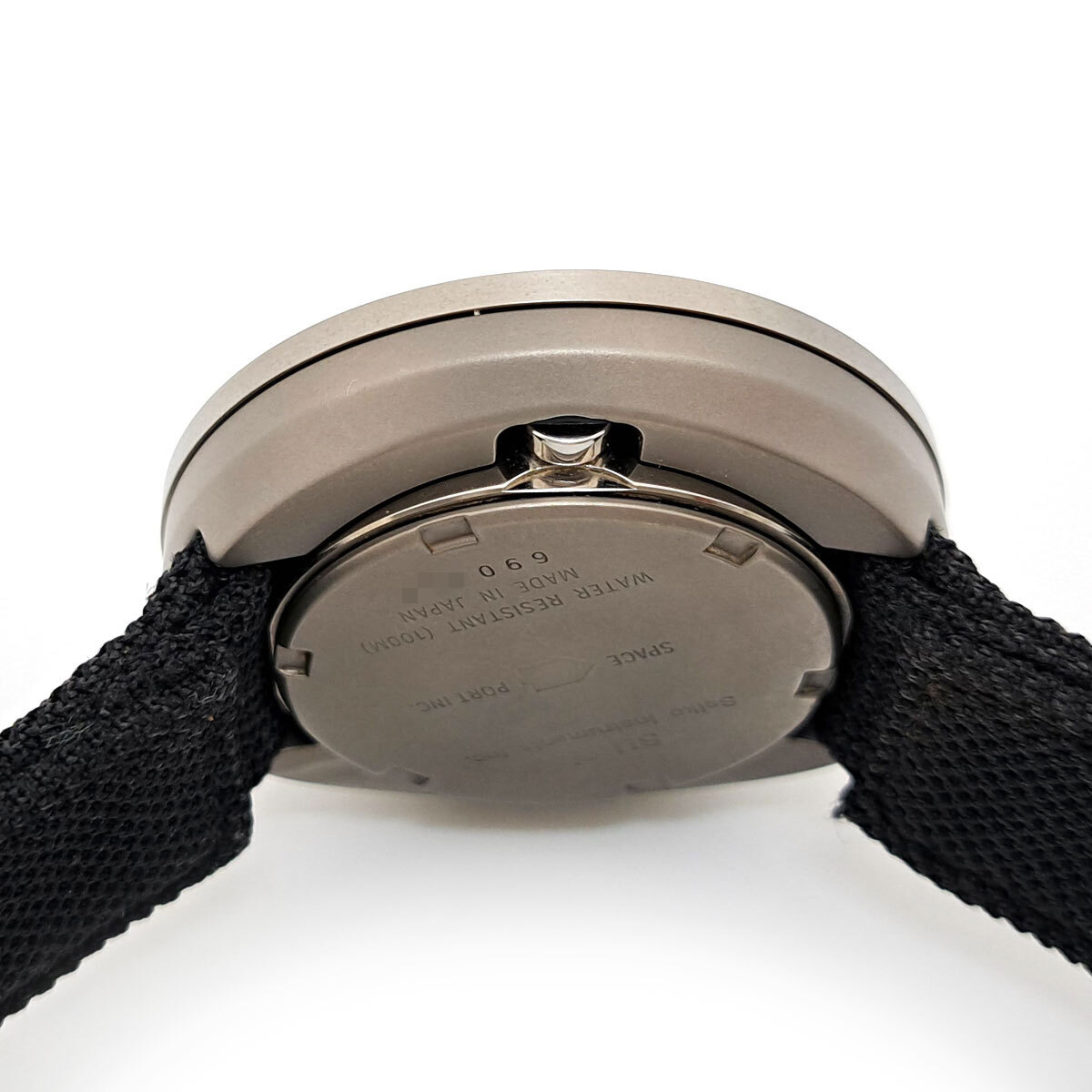 セイコー WN1 アースウォッチ 北半球 WN1 223-11615 クオーツ チタン メンズ SEIKO 中古 【時計】_画像4