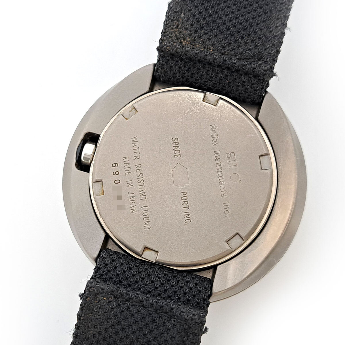 セイコー WN1 アースウォッチ 北半球 WN1 223-11615 クオーツ チタン メンズ SEIKO 中古 【時計】_画像5