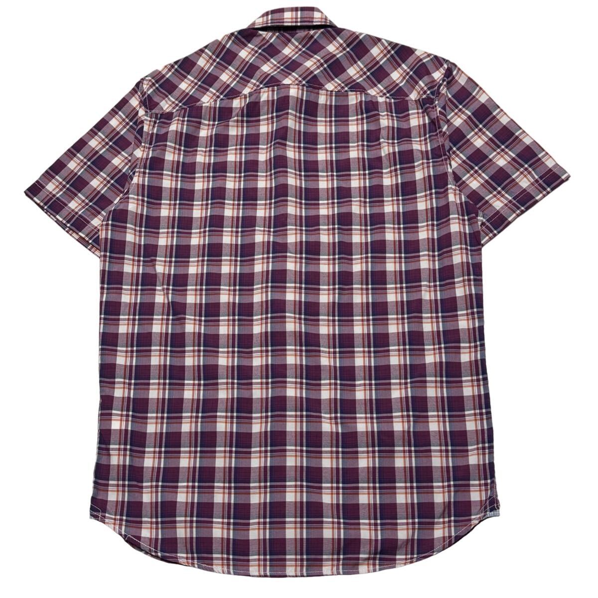 Timberland ティンバーランド 半袖ボタンダウンシャツ チェック S