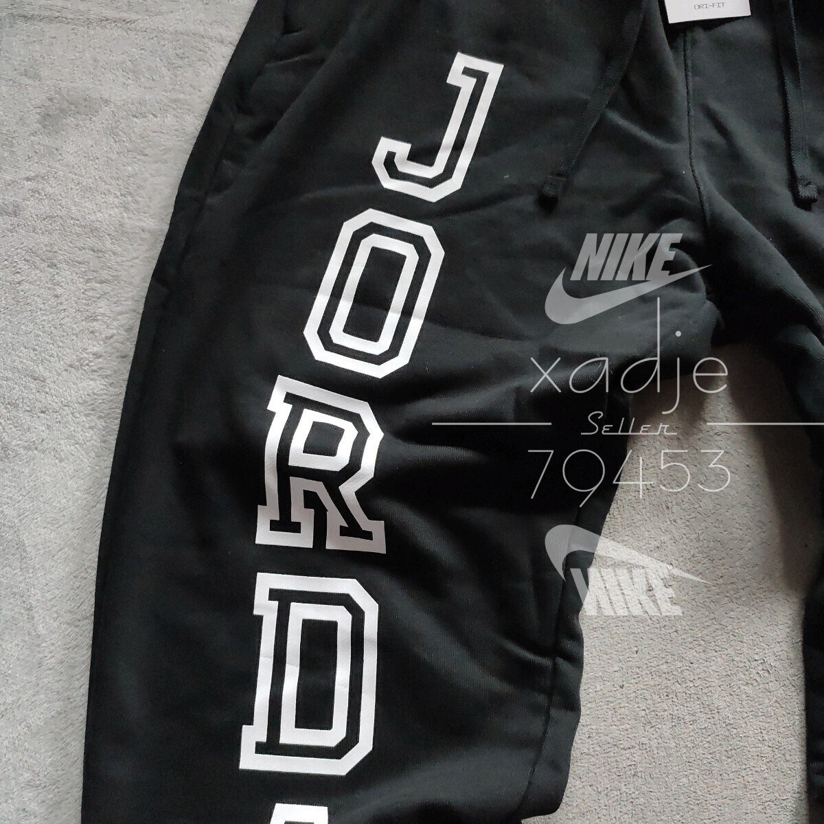 新品 正規(guī)品 NIKE ナイキ JORDAN ジョーダン 上下セット スウェット パーカー パンツ セットアップ 黒 定価19360円 US XL 日本サイズ 2XL