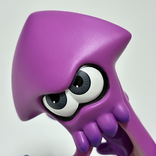 M7577 ●中古 美品 即決●amiibo イカ ネオンパープル (アミーボ スプラトゥーン 紫) ●Splatoon / Squid - Neon Purple_画像2