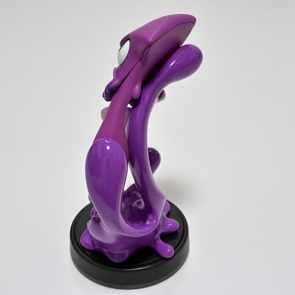M7577 ●中古 美品 即決●amiibo イカ ネオンパープル (アミーボ スプラトゥーン 紫) ●Splatoon / Squid - Neon Purple_画像4