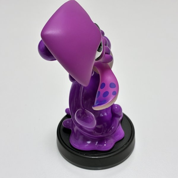 M7577 ●中古 美品 即決●amiibo イカ ネオンパープル (アミーボ スプラトゥーン 紫) ●Splatoon / Squid - Neon Purple_画像6
