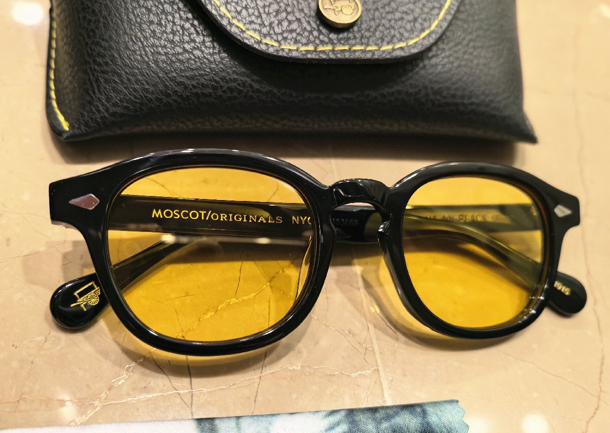 名作モデル☆新品☆ MOSCOT モスコット LEMTOSH レムトッシュ ウェリントン眼鏡 メガネ?サングラス?ジョニーデップ愛用モデル/茶