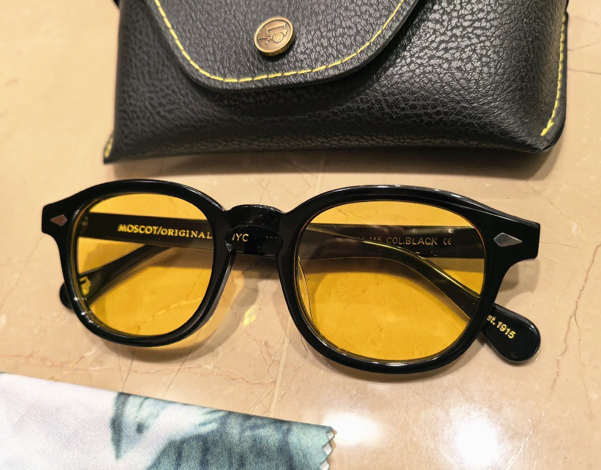名作モデル☆新品☆ MOSCOT モスコット LEMTOSH レムトッシュ ウェリントン眼鏡 メガネ?サングラス?ジョニーデップ愛用モデル/茶