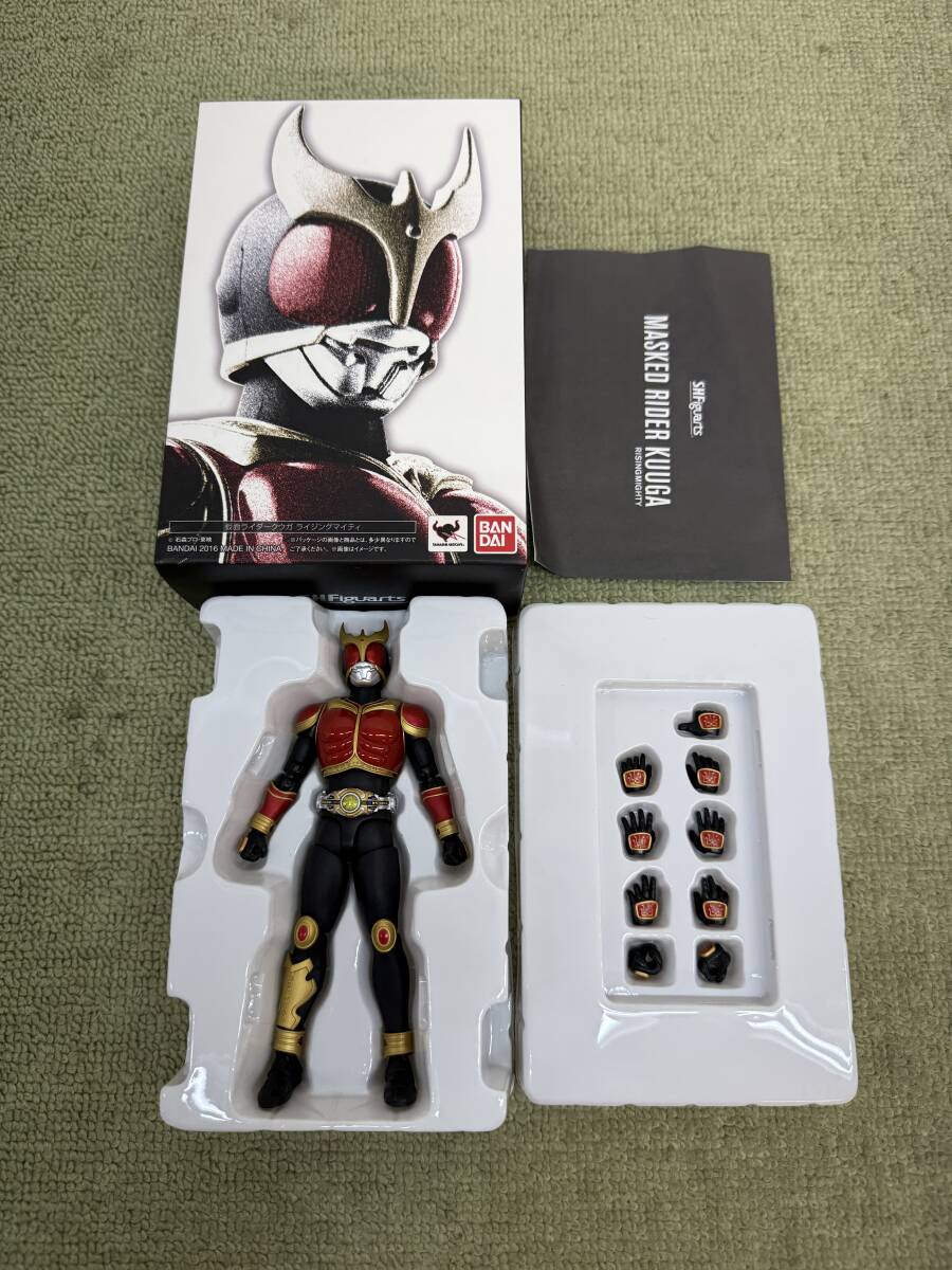 098-W26) 中古品 仮面ライダークウガ ライジングマイティ S.H.Figuarts フィギュア 魂ウェブ バンダイ