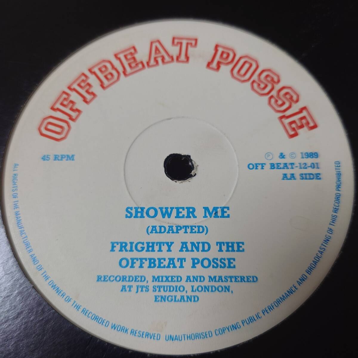 Frighty & Colonel Mite - Why / Shower Me // Offbeat Posse 12inch / / 早口　AA2831