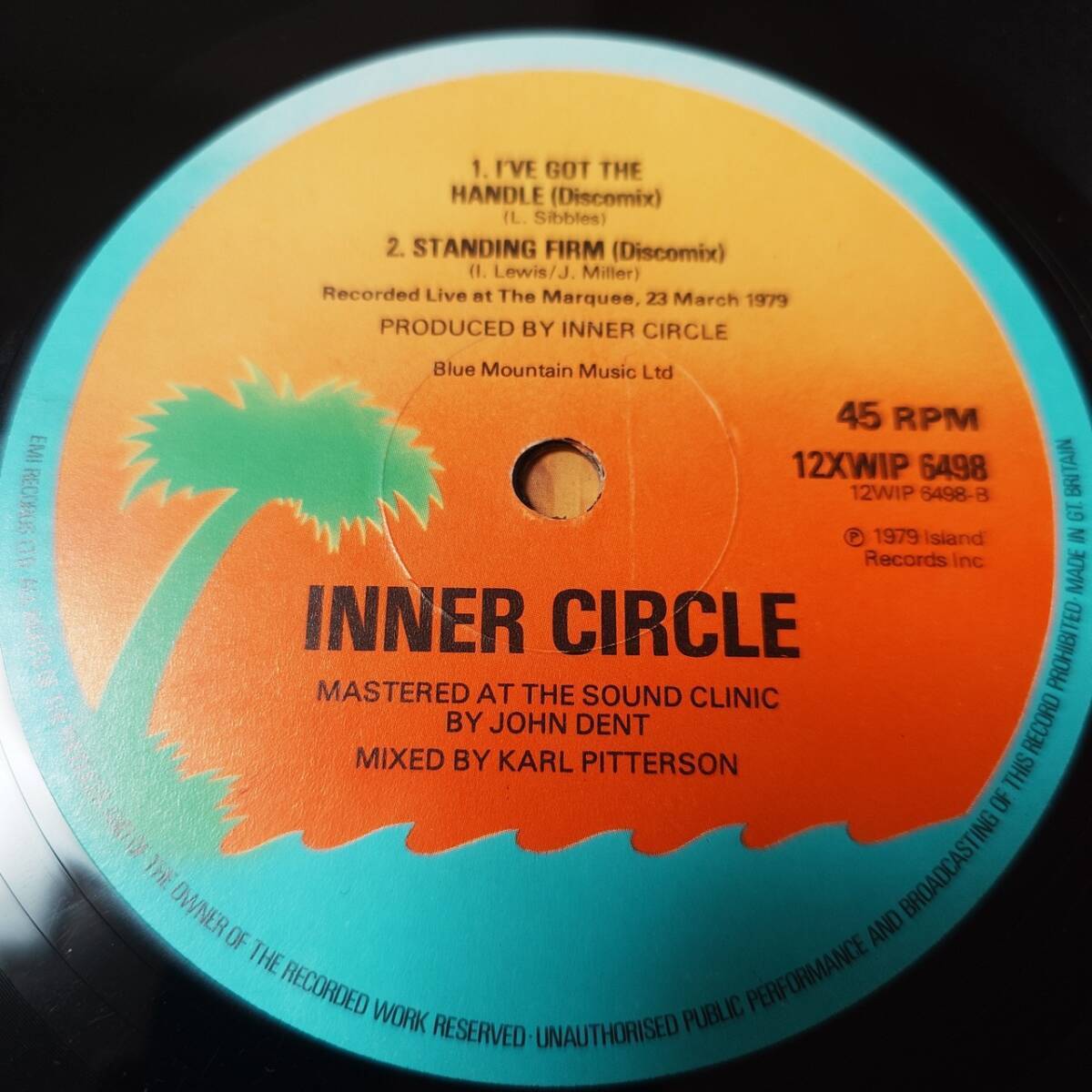 Inner Circle - We 'A' Rockers (Discomix) / I've Got The Handle / Standing Firm //　Island Records 12inch / Jacob Miller / AA4961