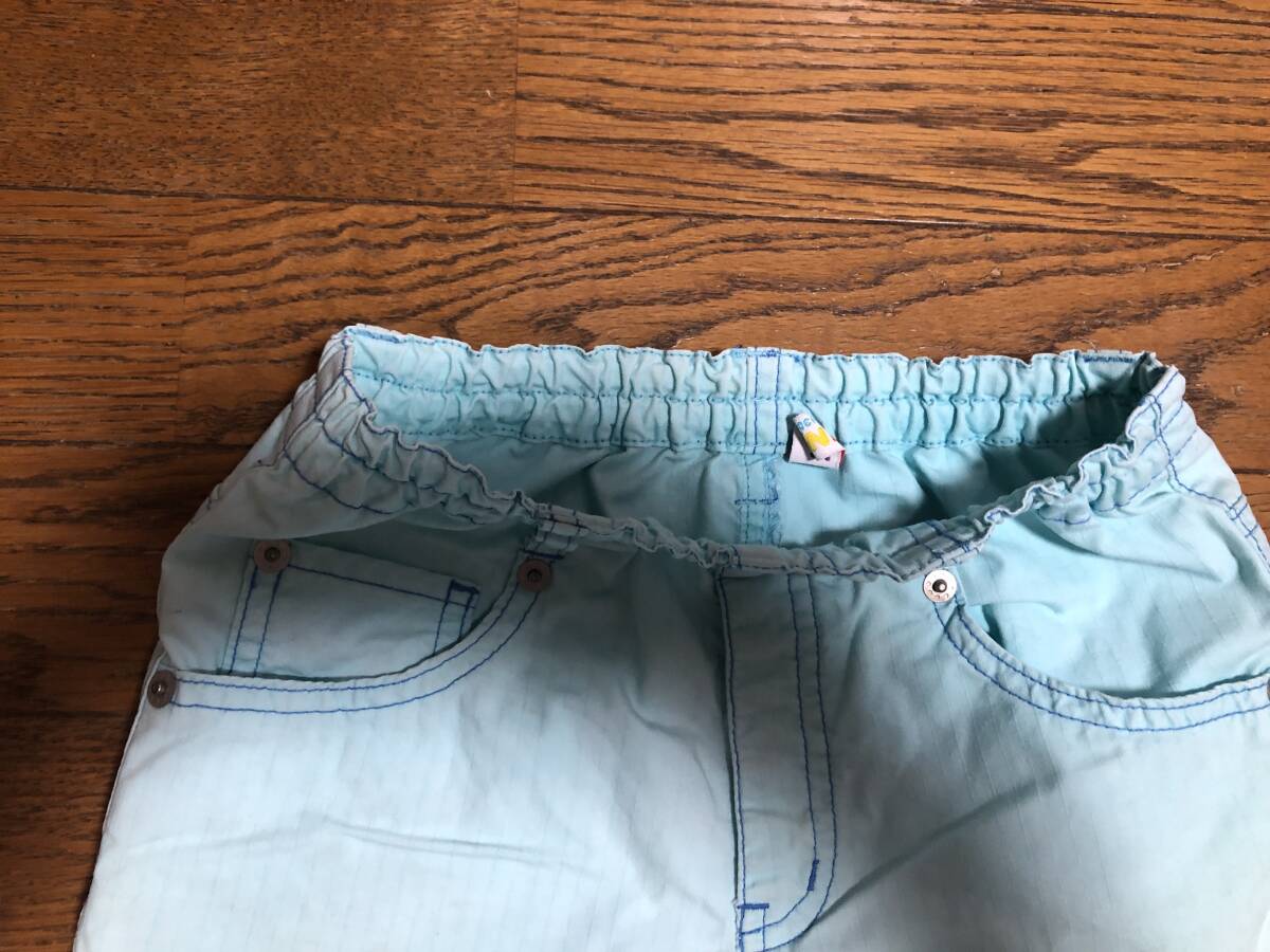 ミニK 半ズボン 130センチ 難あり/MINI-K ズボン シャツ ジャンパー ミキハウス ダブル_画像3