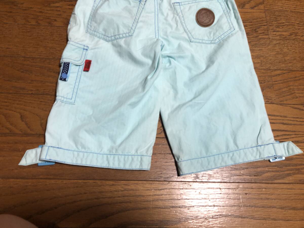 ミニK 半ズボン 130センチ 難あり/MINI-K ズボン シャツ ジャンパー ミキハウス ダブル_画像7