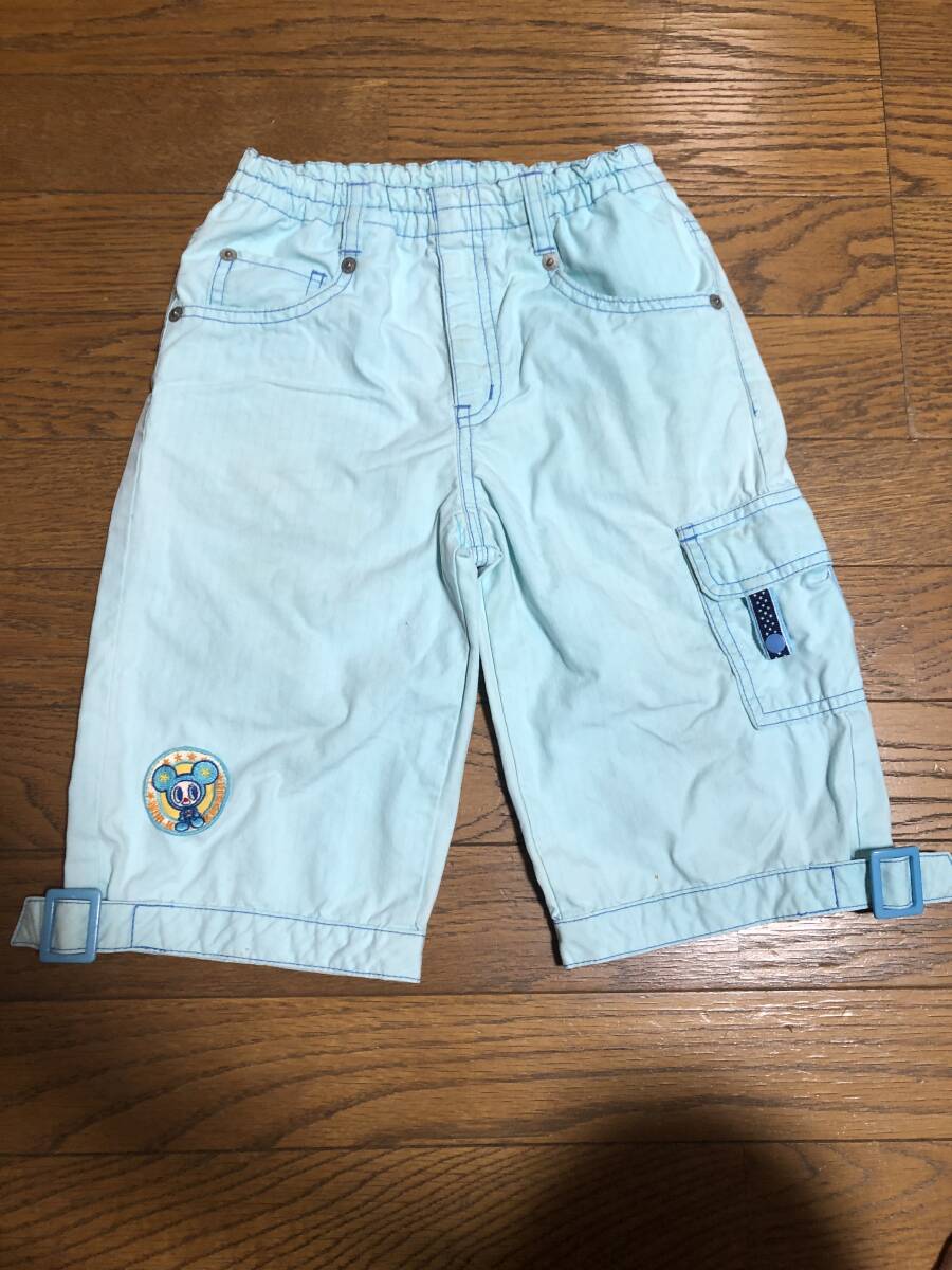 ミニK 半ズボン 130センチ 難あり/MINI-K ズボン シャツ ジャンパー ミキハウス ダブル_画像1