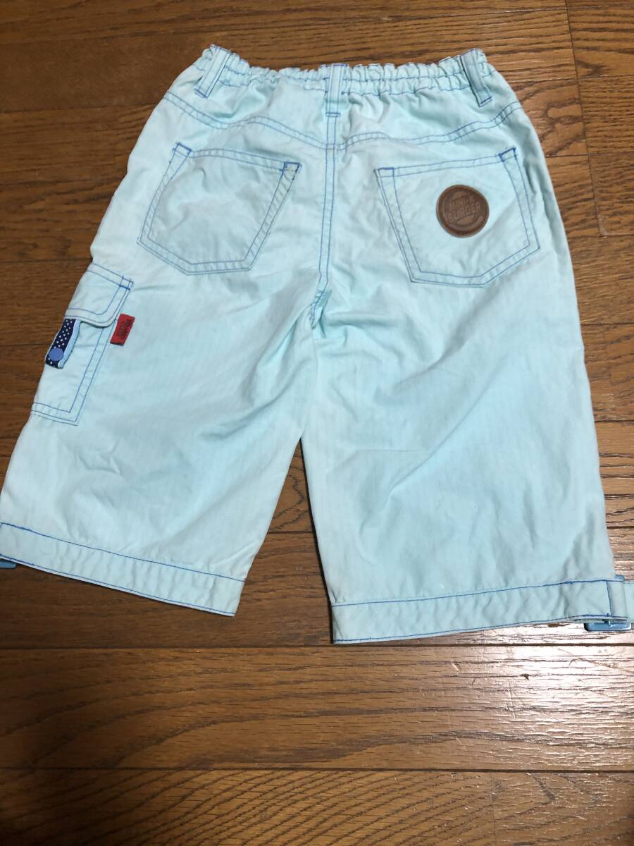 ミニK 半ズボン 130センチ 難あり/MINI-K ズボン シャツ ジャンパー ミキハウス ダブル_画像2