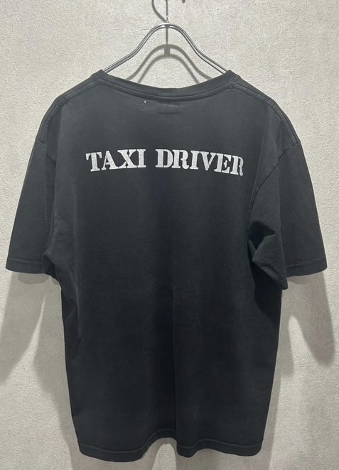 レア 00s TAXI DRIVER taxi driver タクシードライバー vintage tシャツ タイブート 古著 映畫 Tシャツ フェード movie