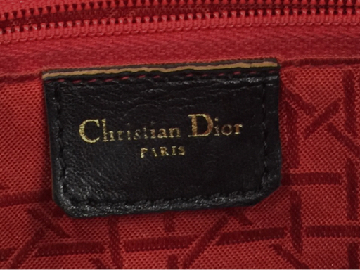 クリスチャンディオール レディディオール カナージュ ハンドバッグ ショルダーストラップ付 ブランドバッグ QH101-6