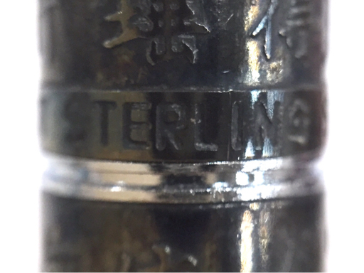 1円 パイロット 般若心経 STIRLING SILVER ノック式 ボールペン 全長約13.5cm 筆記用具 文房具 事務(wù)用品 PILOT