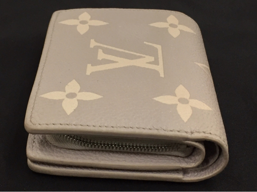 1円 ルイヴィトン M82370 モノグラム アンプラント レザー ポルトフォイユ クレア 二つ折り財(cái)布 LOUIS VUITTON