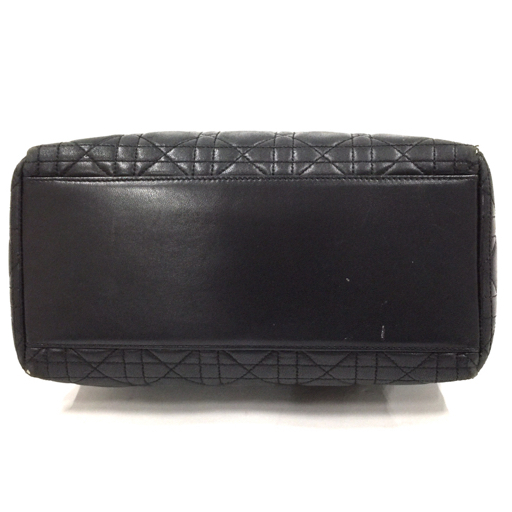 クリスチャンディオール レディディオール カナージュ ハンドバッグ ショルダーストラップ付 ブランドバッグ QH101-6