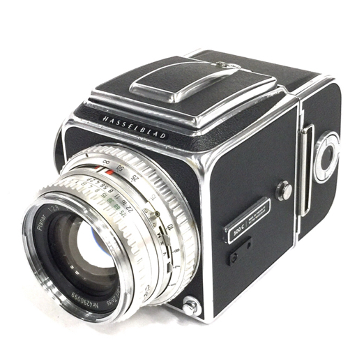 1円 HASSELBLAD 500C Planar 80mm F2.8 ハッセルブラッド 中判フィルムカメラ ジャンク Y992600-3