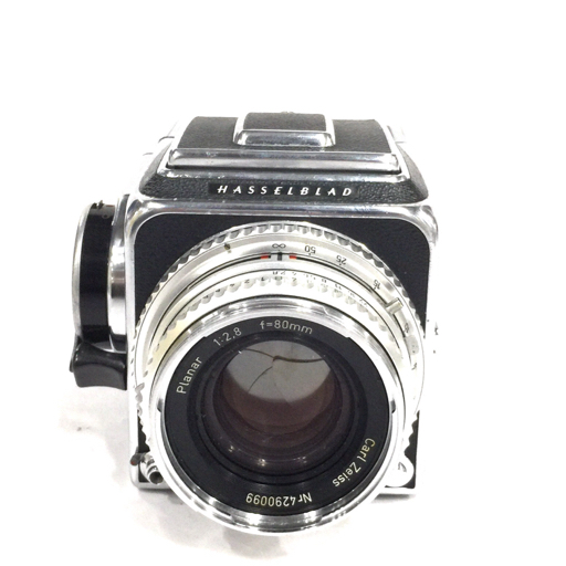 1円 HASSELBLAD 500C Planar 80mm F2.8 ハッセルブラッド 中判フィルムカメラ ジャンク Y992600-3